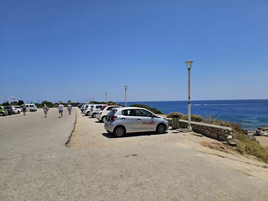 Parkering vid Kallithea Springs
