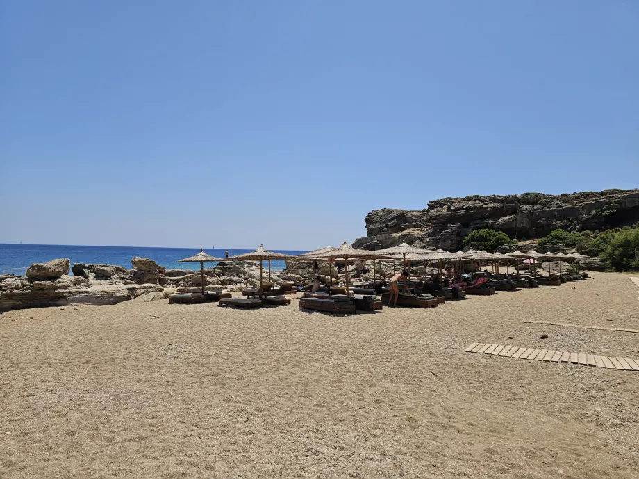 Strand nära Kallithea Springs