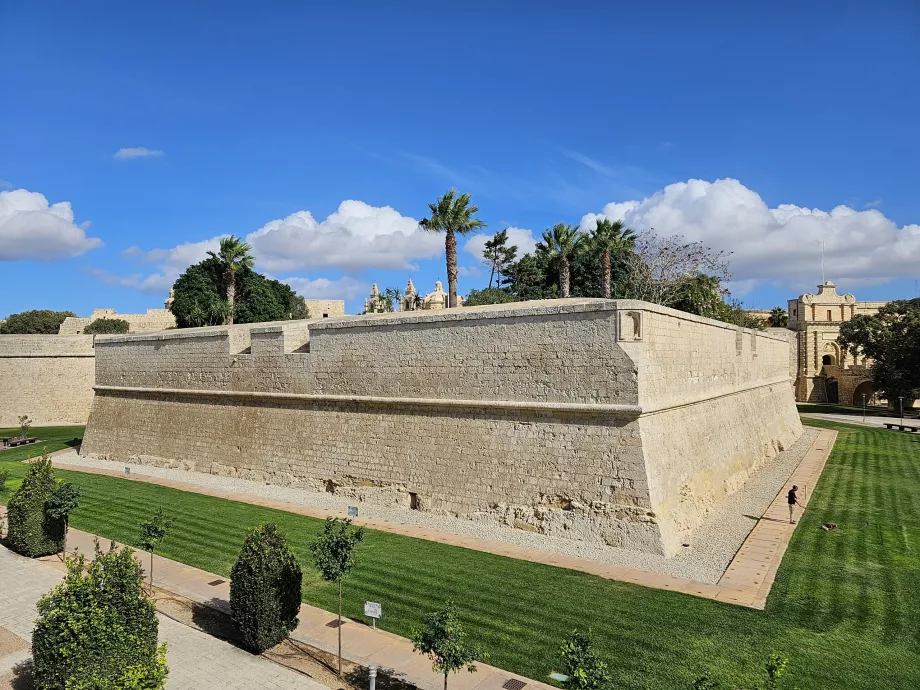 Vallarna på den inre delen av Mdina