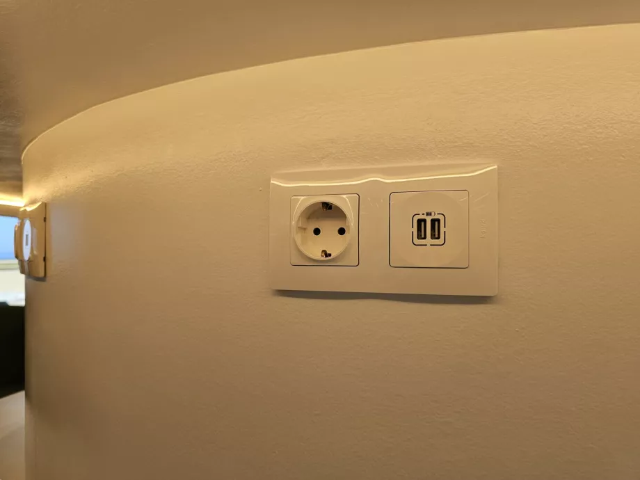 Uttag och USB