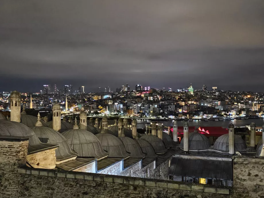 Suleiman-moskén, vy över Istanbul