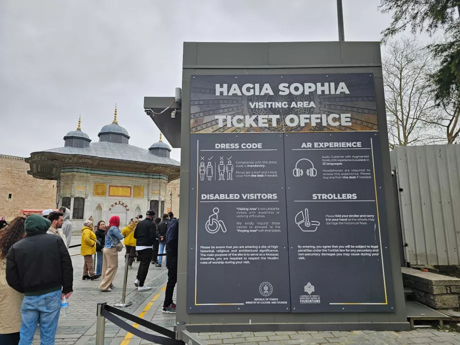 Hagia Sofia Biljettförsäljning