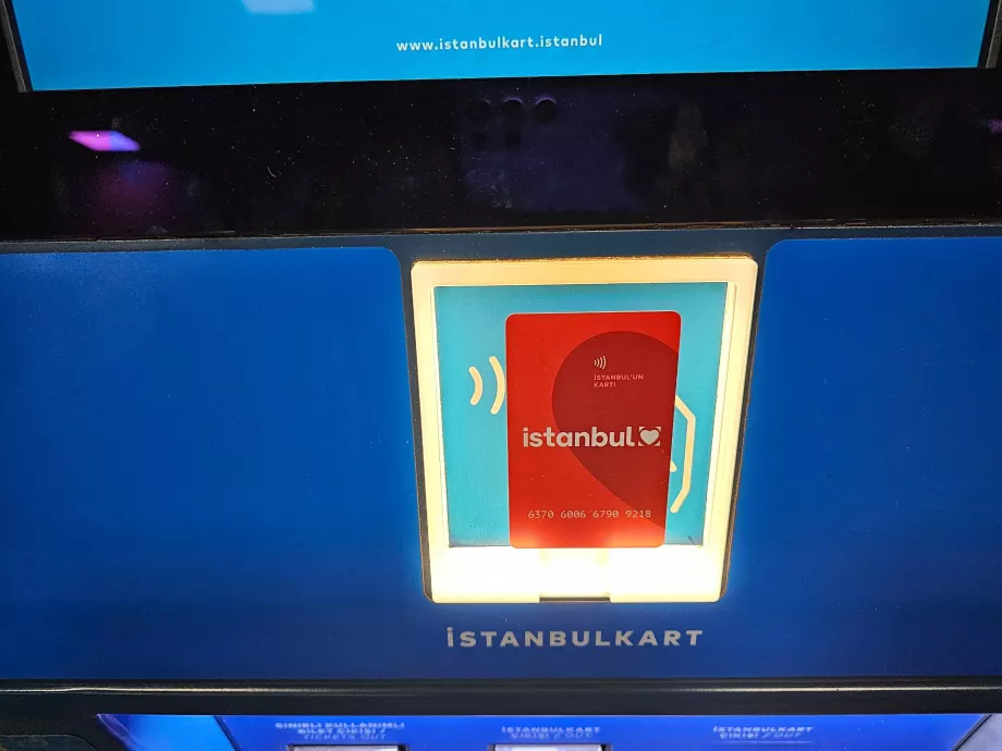 IstanbulKart laddningsmaskin