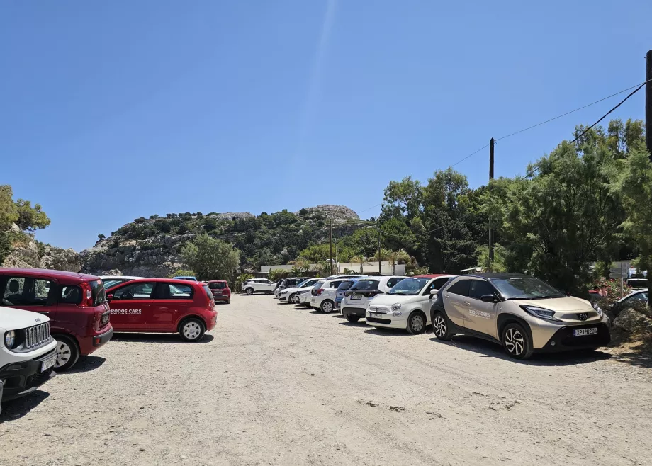 Anthony Quinn Beach parkeringsplats