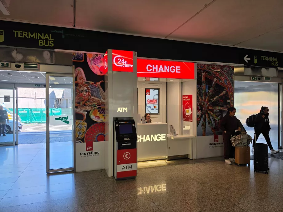 Valutaväxling i Terminal A