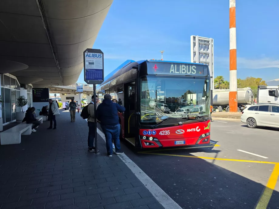 Alibus till Catanias centrum