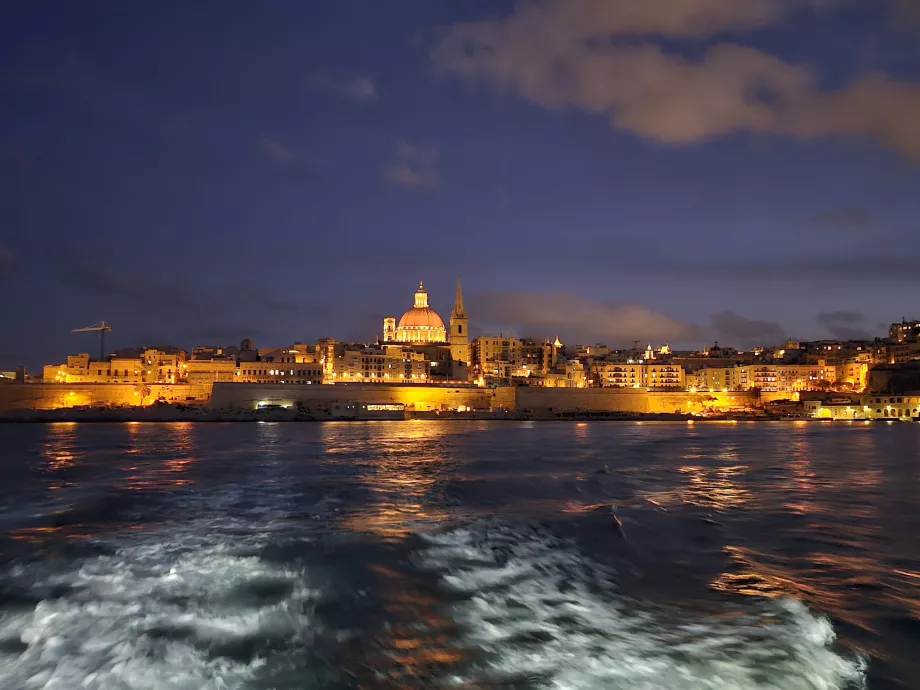 Utsikt från färjan Valletta - Sliema