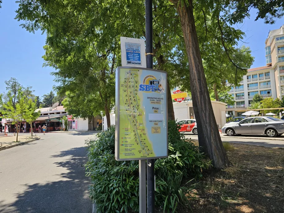 Hållplats för turisttåg