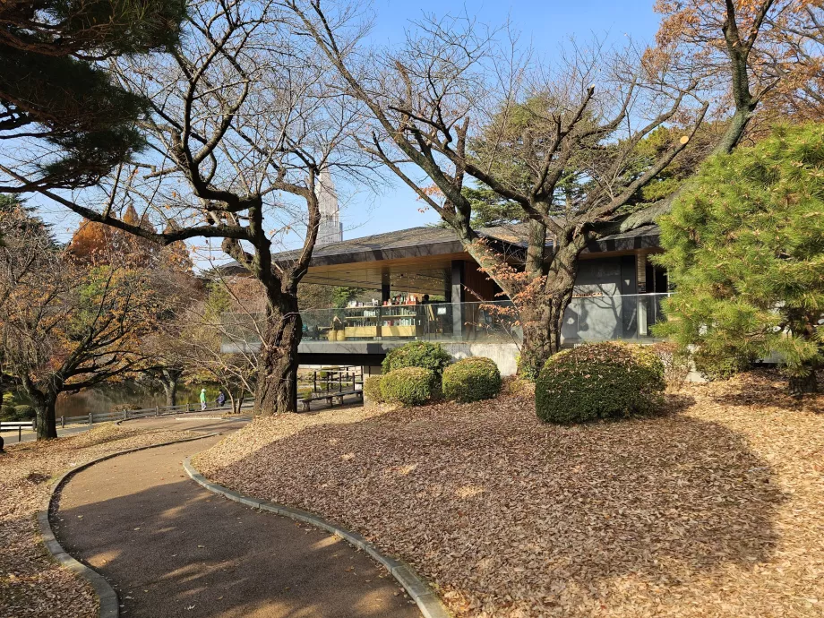 Shinjuku Gyoen National Garden, Starbucks kafé