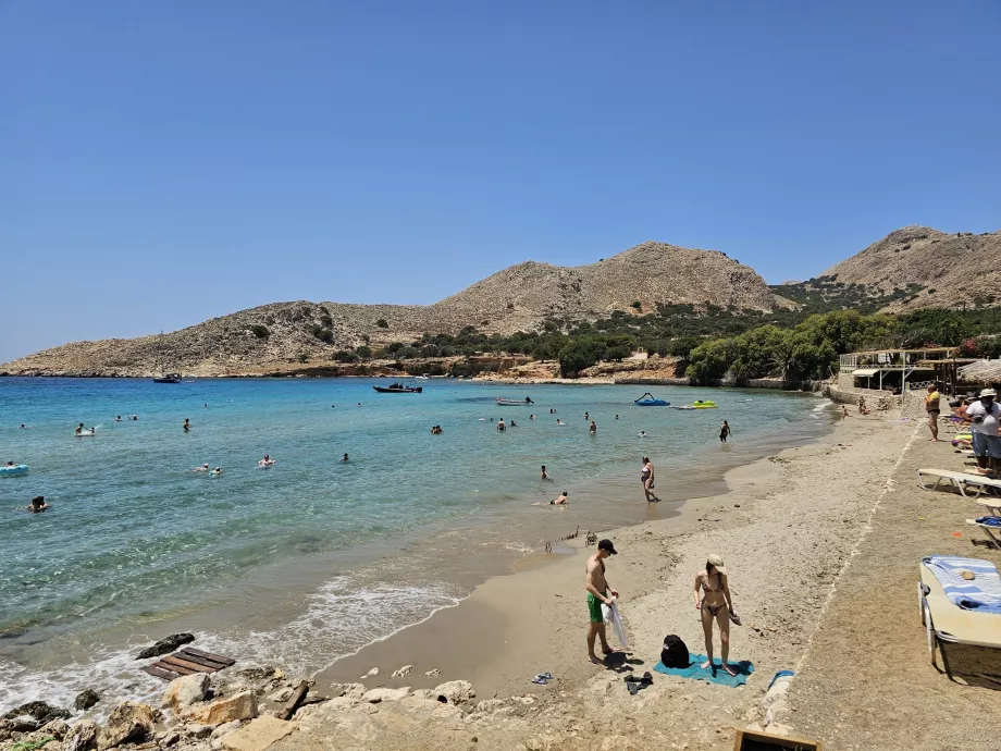 Ingång till vattnet, Pondamos Beach