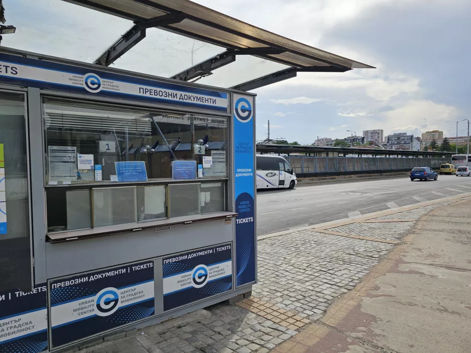 Kiosk för biljettförsäljning