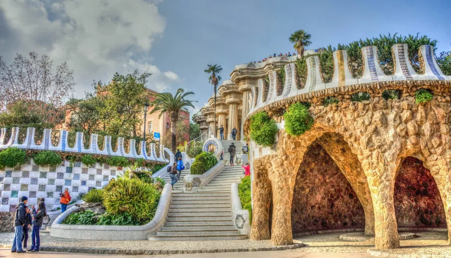 Ingång till Park Güell