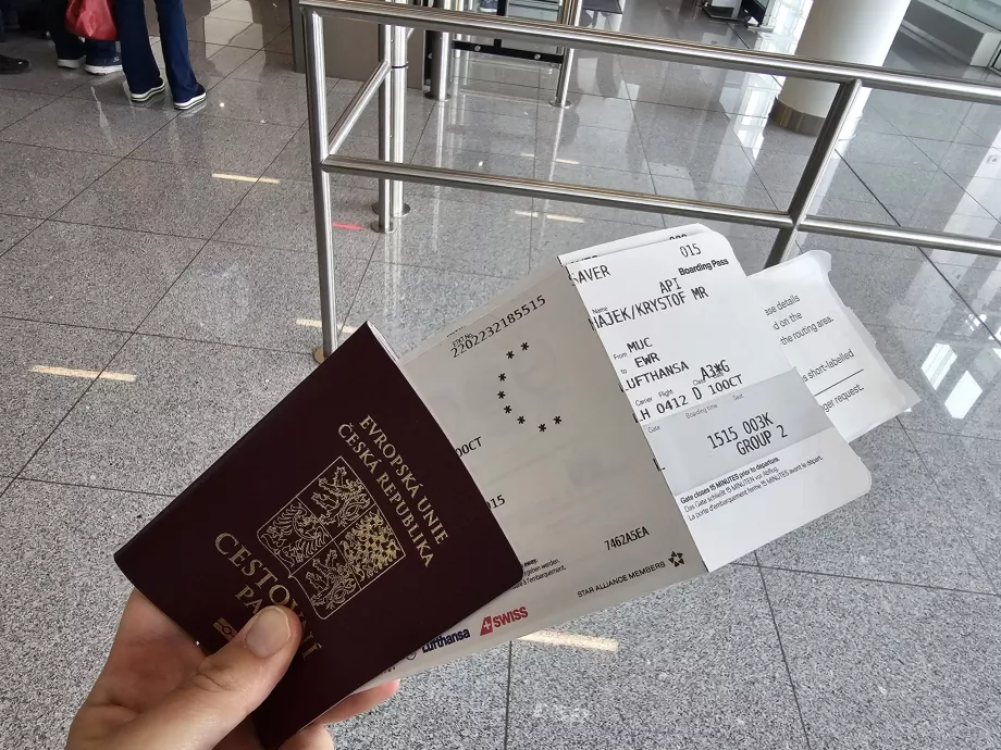 Boardingkort för business class