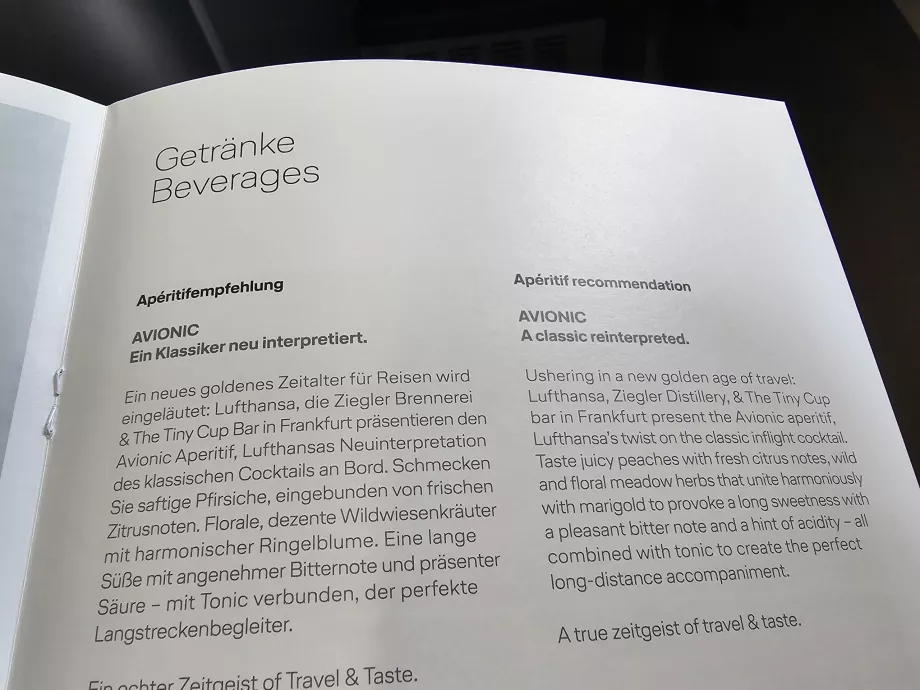 Avionic, signaturcocktail