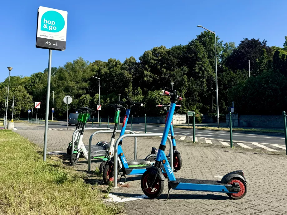 Elektriska skotrar i Poznan