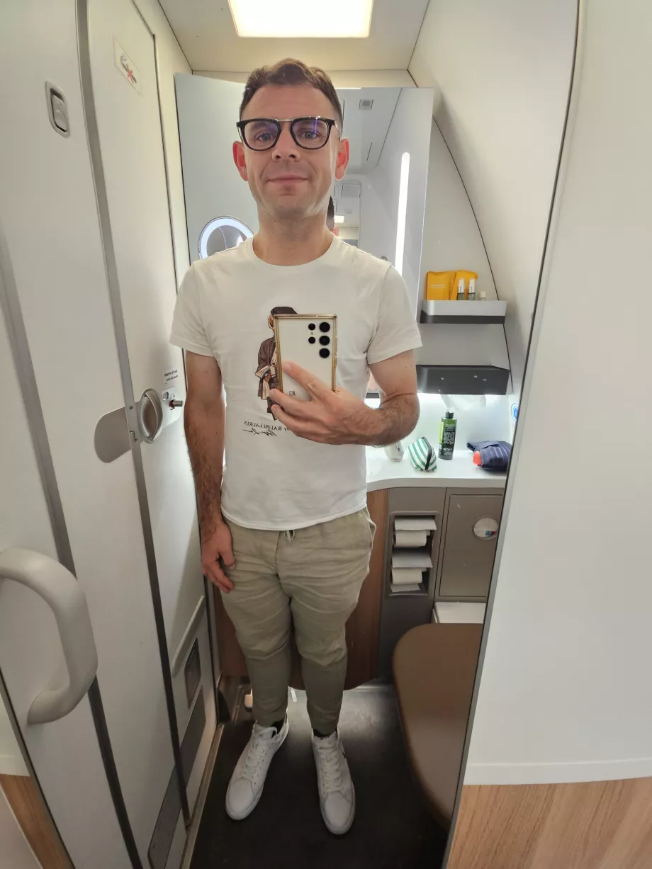 Christopher på toaletten