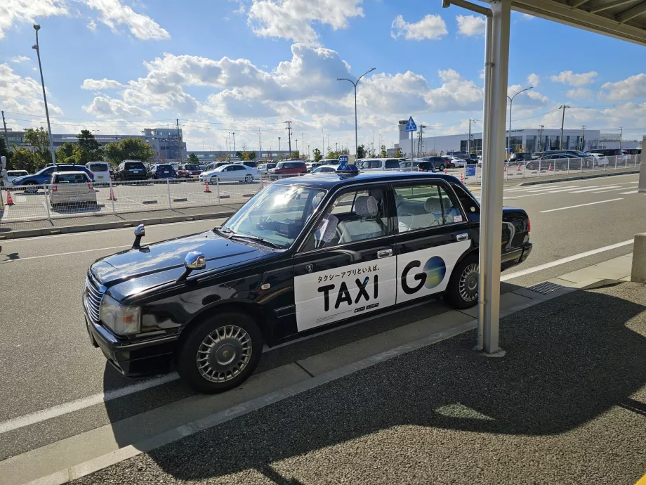 Taxi utanför flygplatsen
