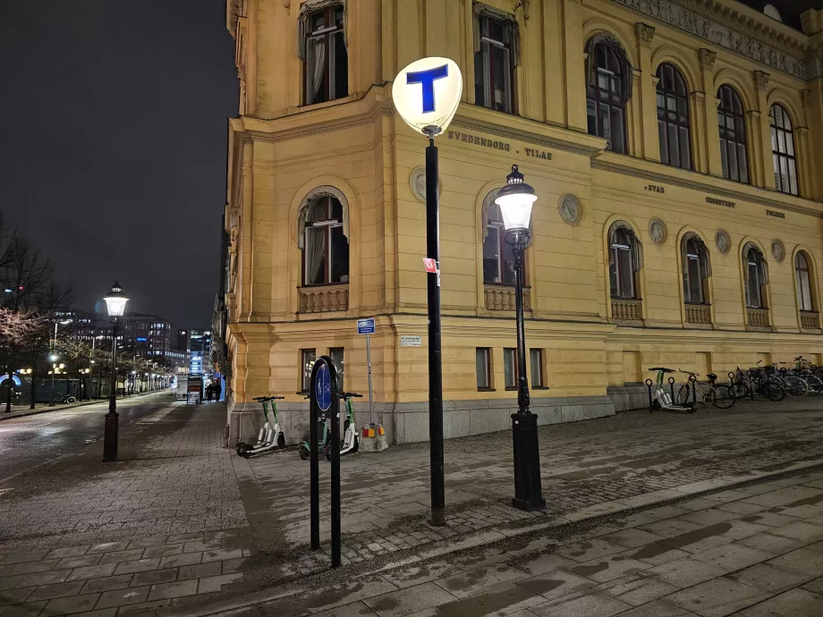 Beteckning på tunnelbanestation
