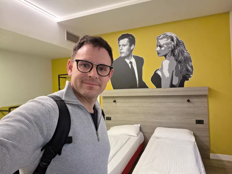 Jag i Hotel Meininger