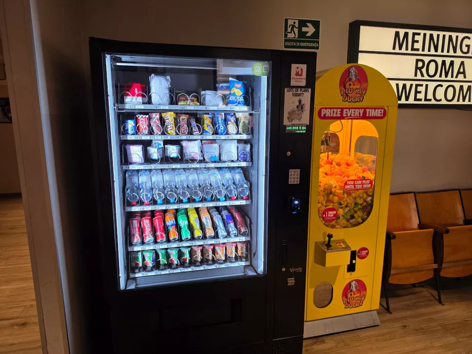 Varuautomat i receptionen