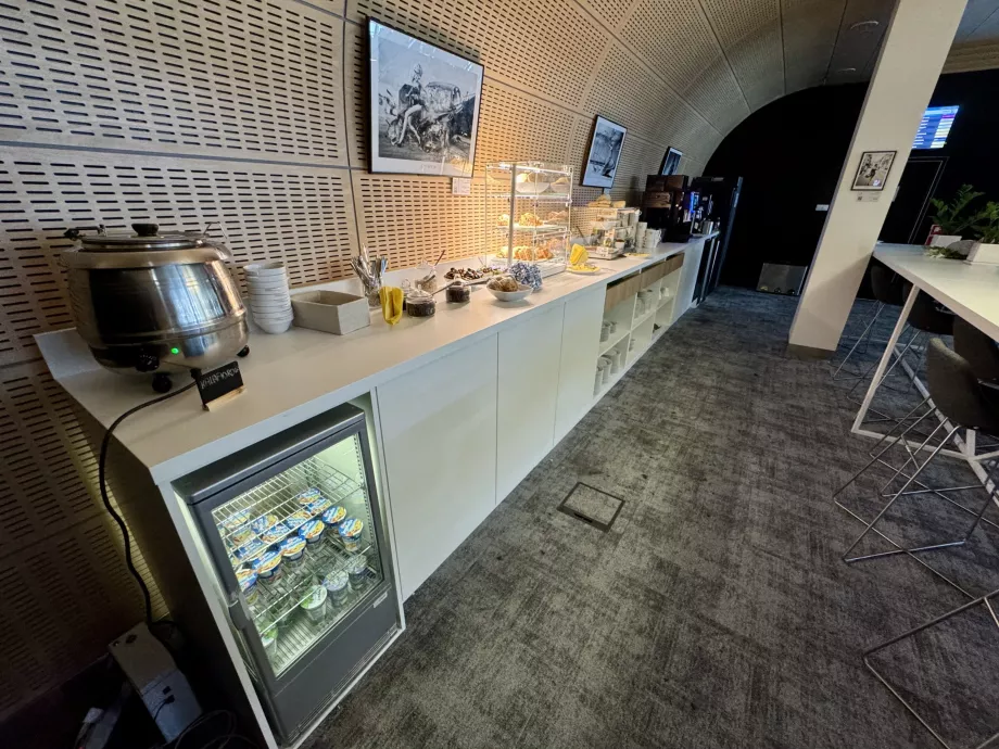 Förfriskningar i Poznan Lounge