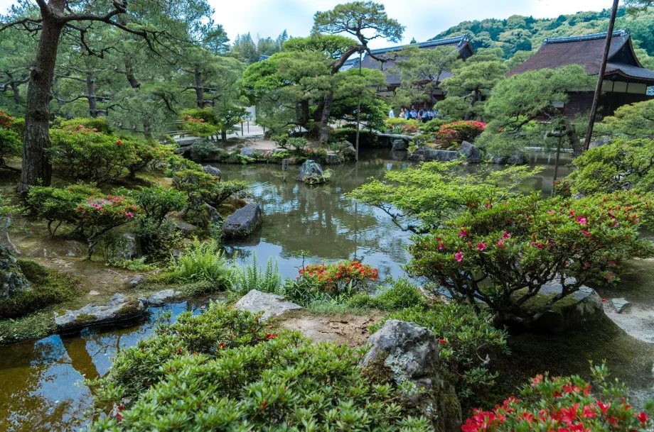 Ginkakuji trädgårdar