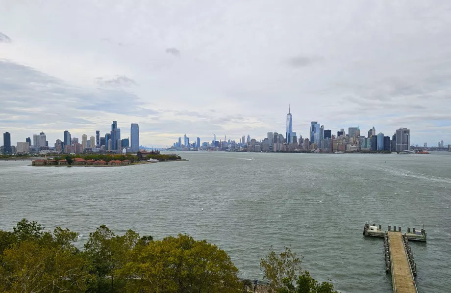 Utsikt från Frihetsgudinnans piedestal