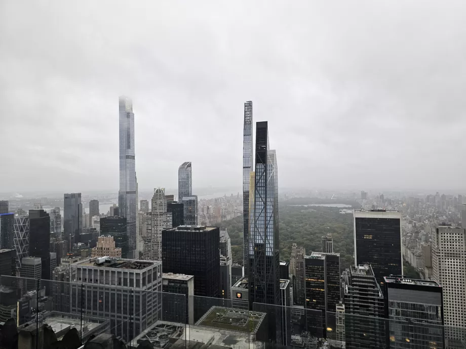 Rockefeller Center - vy mot Central Park