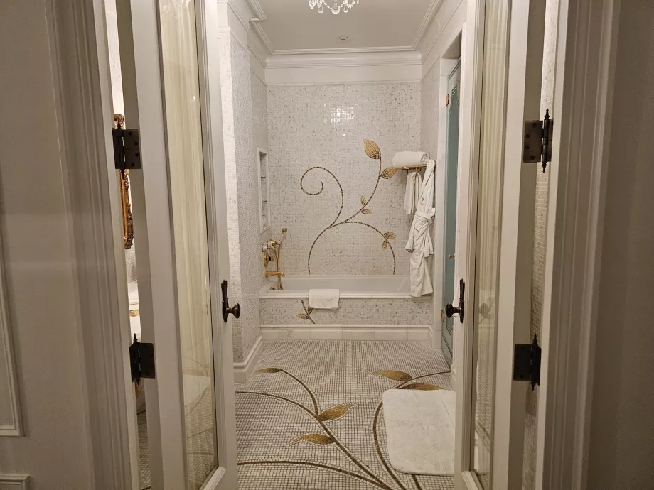 Utsikt över badrummet