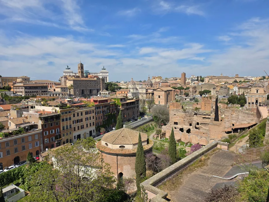 Forum Romanum sett från Palatinen