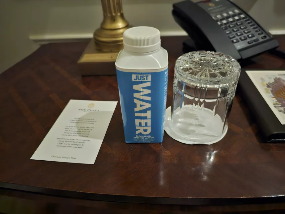 Gratis vatten på rummet