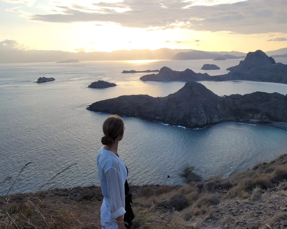 Padar Island, Komodoöarna, Indonesien