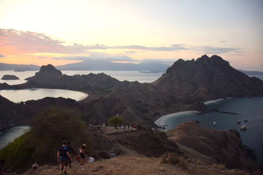 Padar Island, Komodoöarna, Indonesien