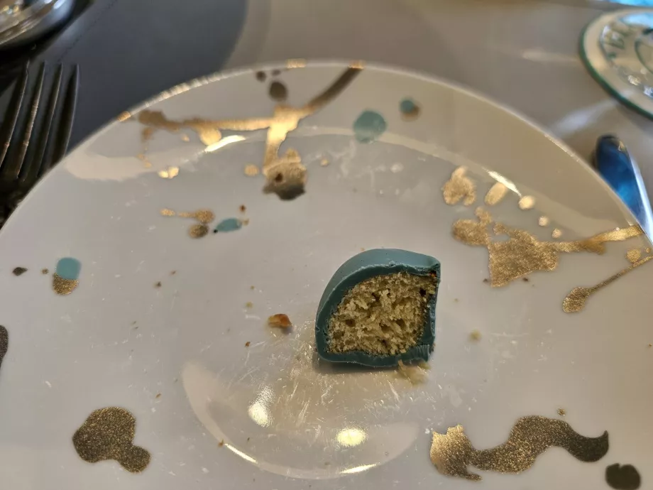 Blue Box, skivad dessert