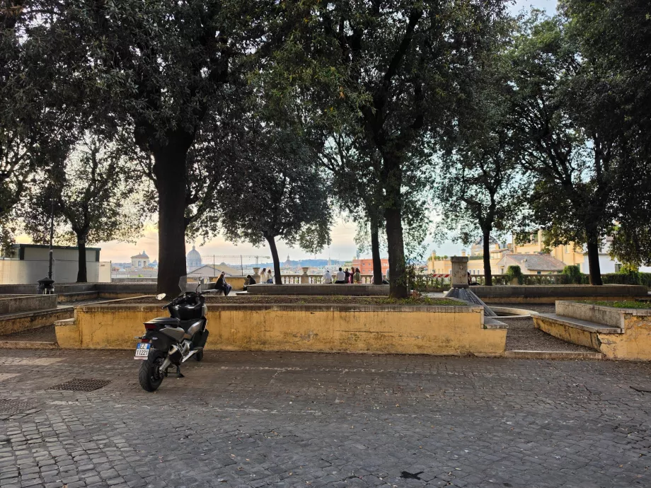 Utsiktspunkt vid Piazza del Campidoglio