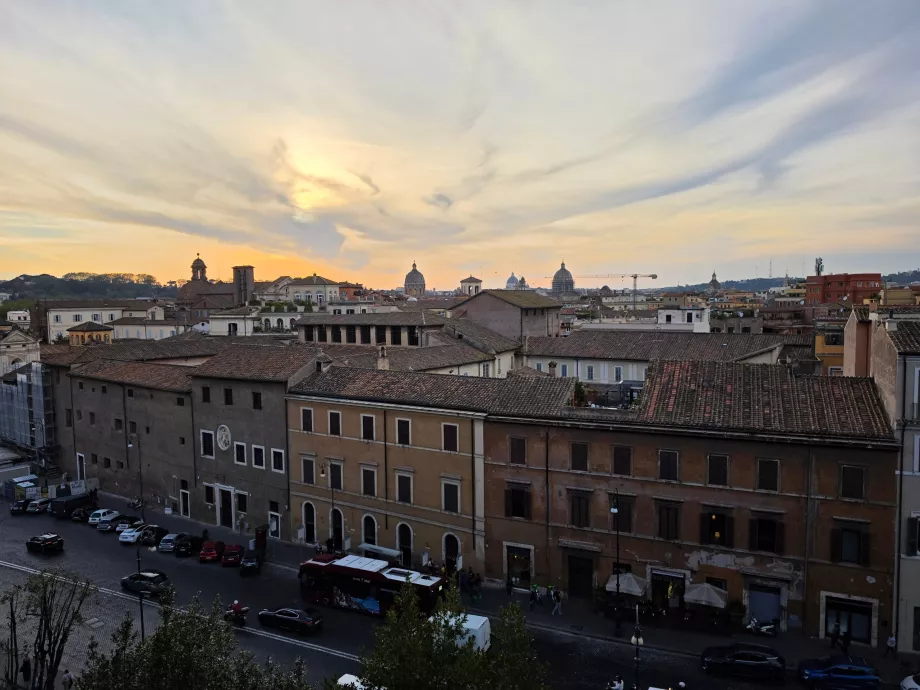 Utsiktspunkt vid Piazza del Campidoglio