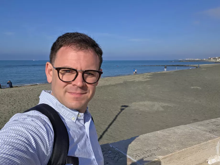 Jag på Lido di Ostia