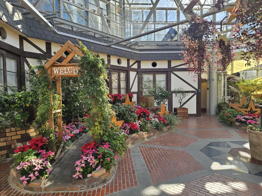 Växthus vid Nunobiki Herb Gardens