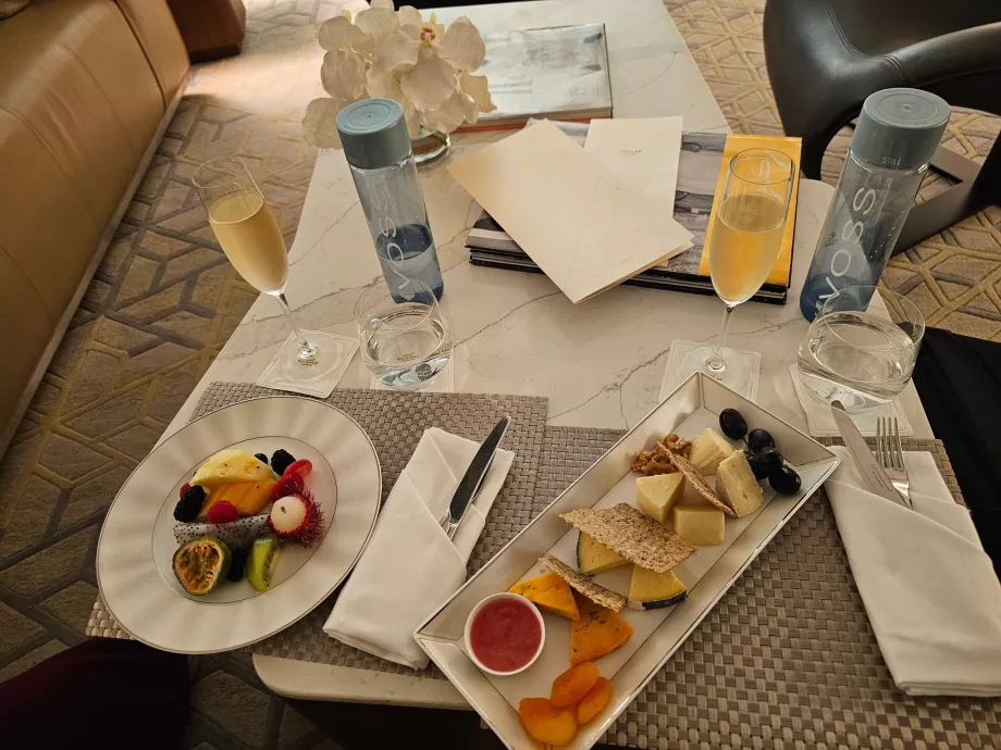 Transitlounge i Abu Dhabi