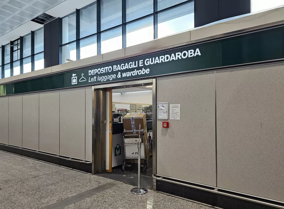 Bagageförvaring, Terminal 1