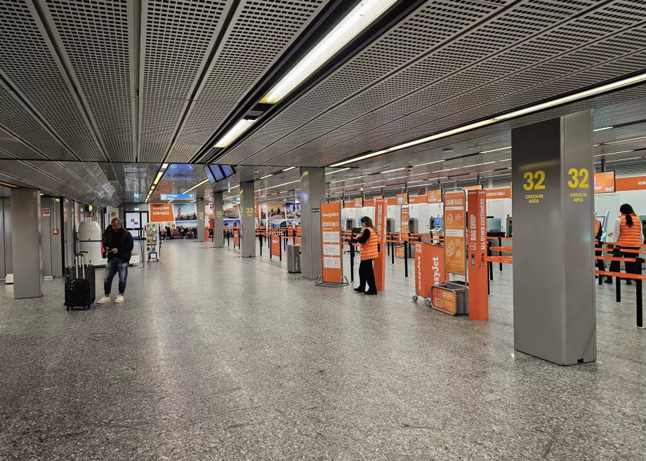 Incheckningshall, Terminal 2