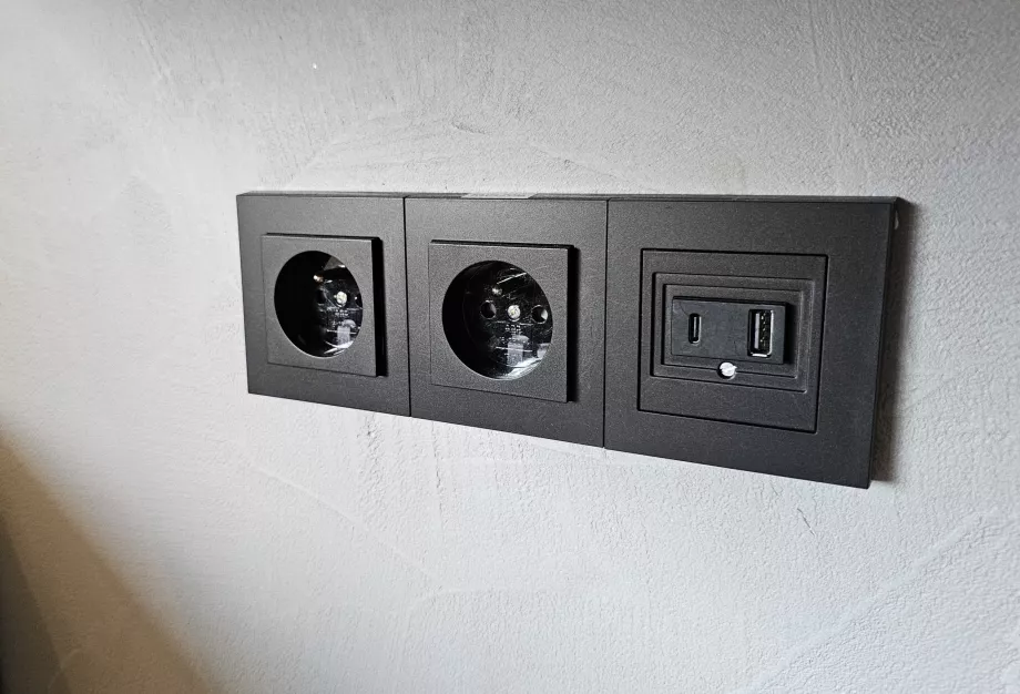 Uttag och USB