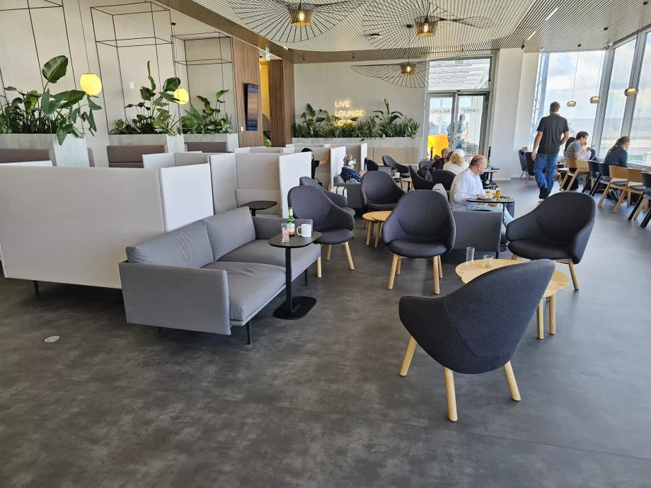Den övergripande miljön i loungen