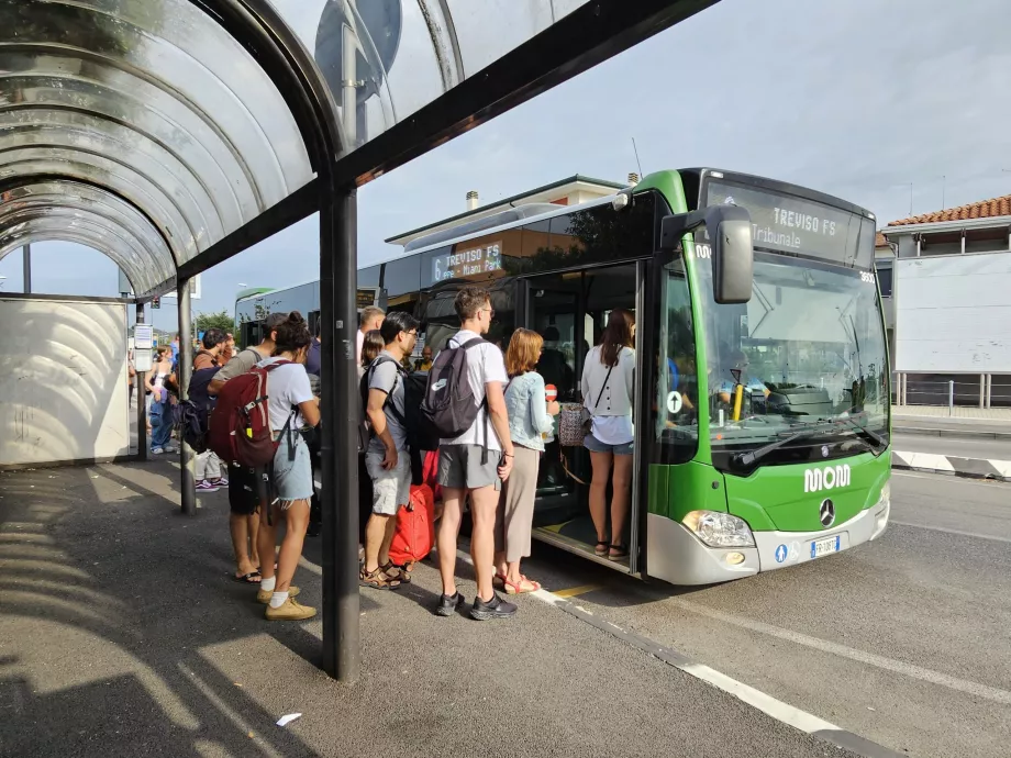 Busslinje 6 riktning Treviso