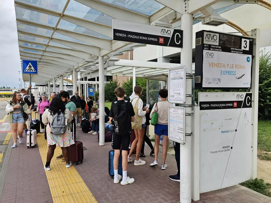 ATVO stopp riktning Venedig