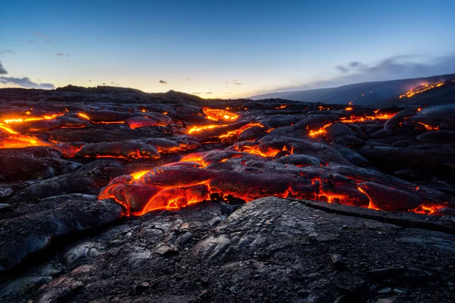 Kilauea lava