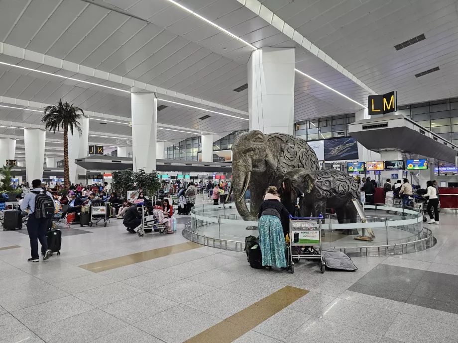Incheckningshall, Terminal 3