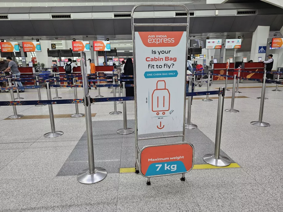 Mall för handbagage, Air India Express