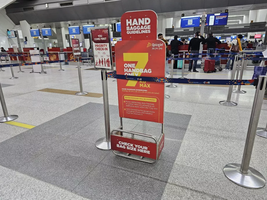 Mall för handbagage, Spicejet