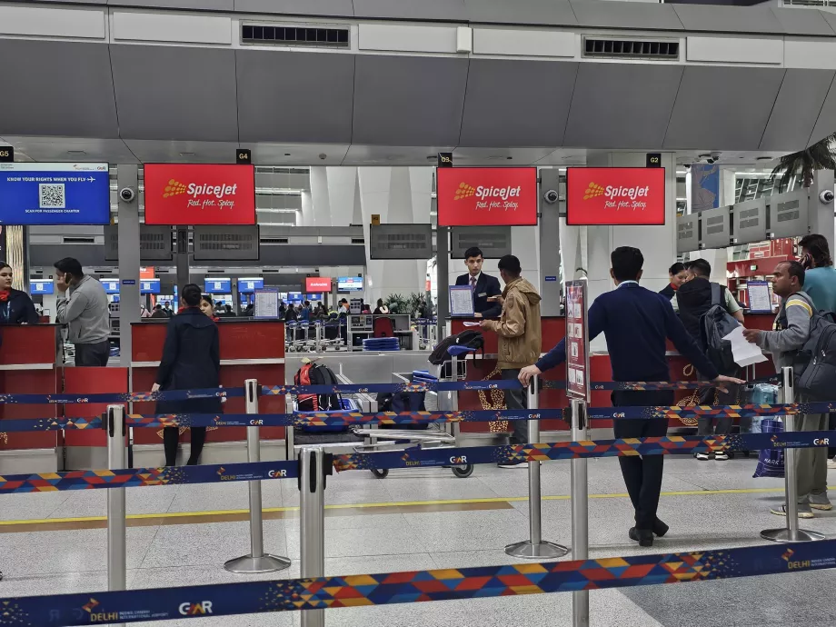 Spicejet, Incheckning